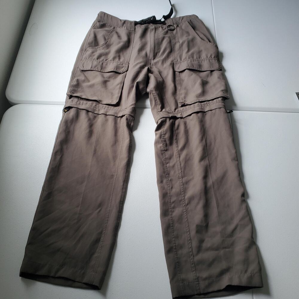 Boy Scouts Of America Pants Mens Medium Brown Uniform Switchbacks Zip Off Cargo